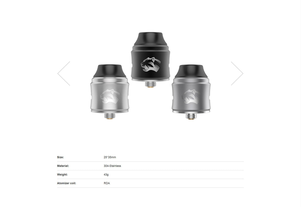 OBS Cheetah III RDA Specifications