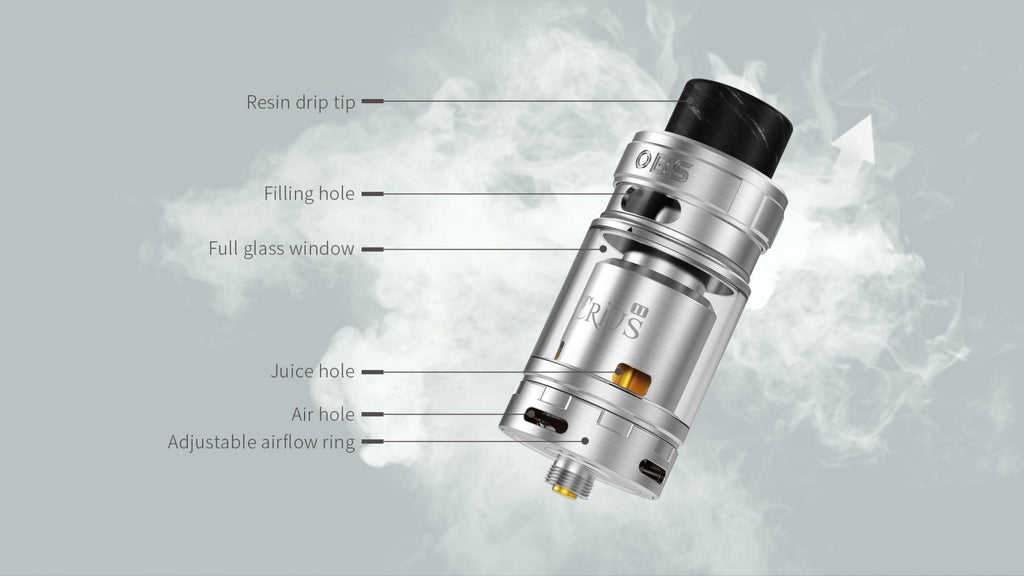 OBS Crius II RTA Daul Coil Version Components