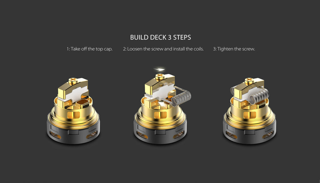 OBS Crius II RTA Daul Coil Version Build Deck Steps