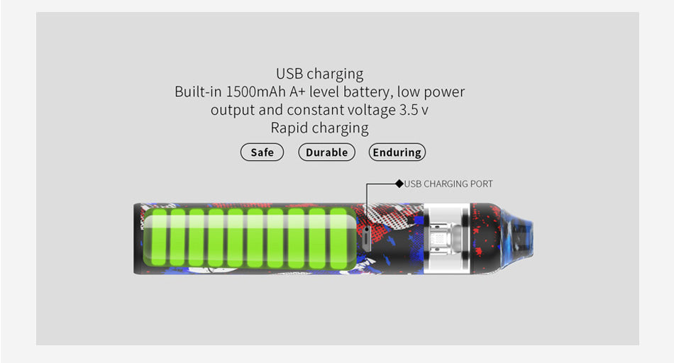 OBS KFB 2 Vape Pen Kit USB Charging