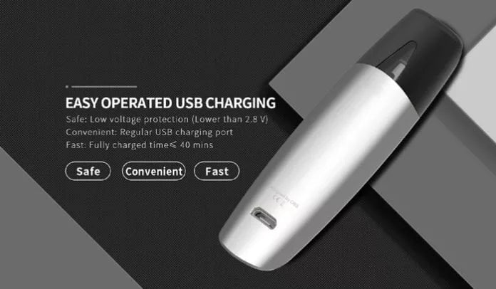 OBS Prow Vape Pod System Starter Kit USB Charging