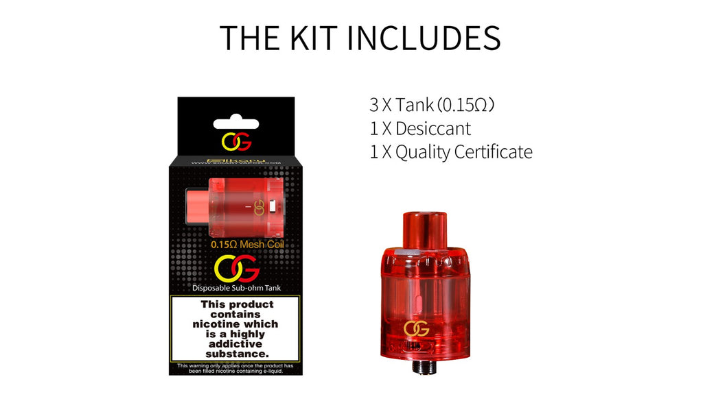 Sikary OG Mesh Tank Kit Includes