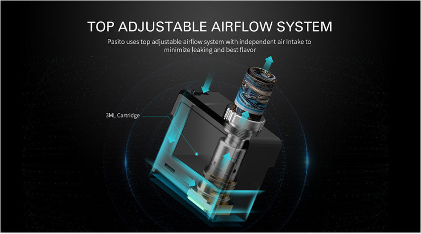 Smoant Pasito Vape Pod System Airflow System