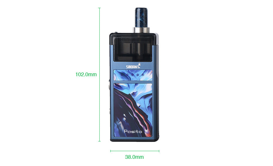 Smoant Pasito Vape Pod System Size