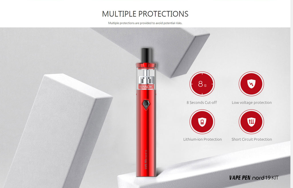 Smok Nord 19 Vape Pen Kit Multiple Protections