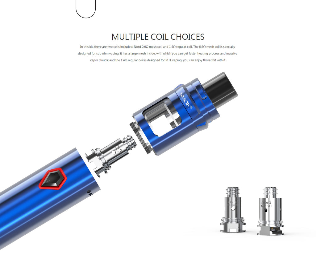 Smok Nord AIO 19 Vape Pen Kit Multiple Coil Choices