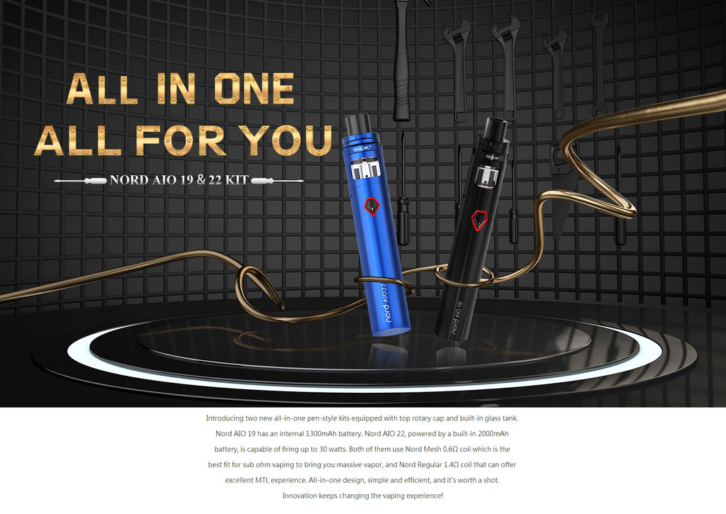 Smok Nord AIO 19 Vape Pen Kit 1300mAh 2ml Standard Edition