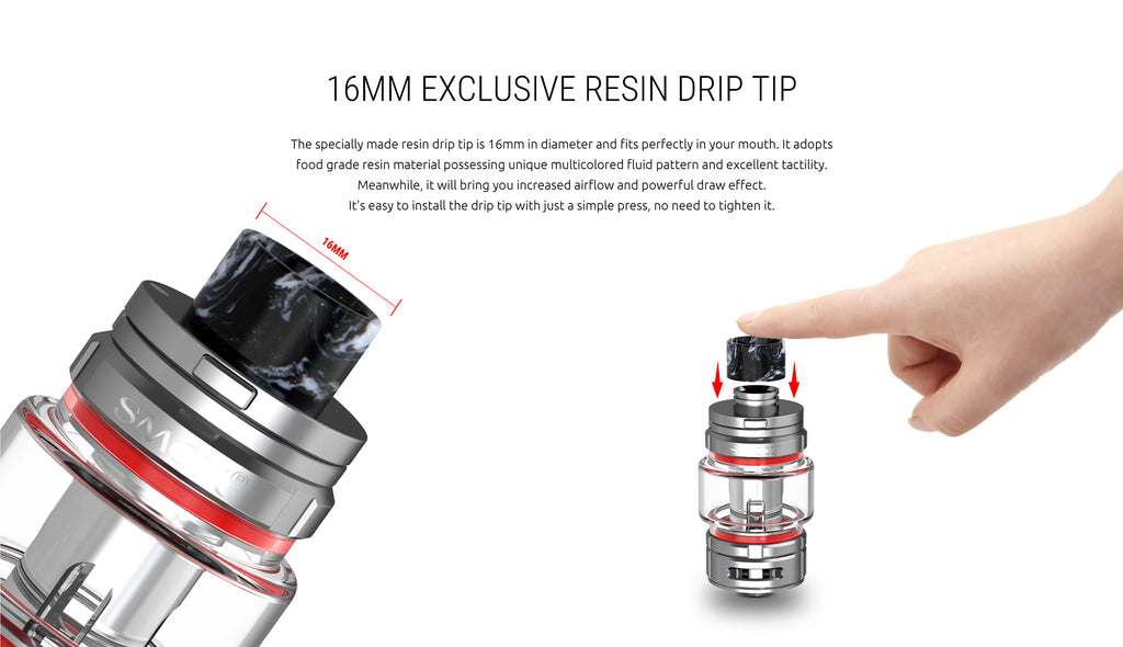 Smok TFV16 Tank Size