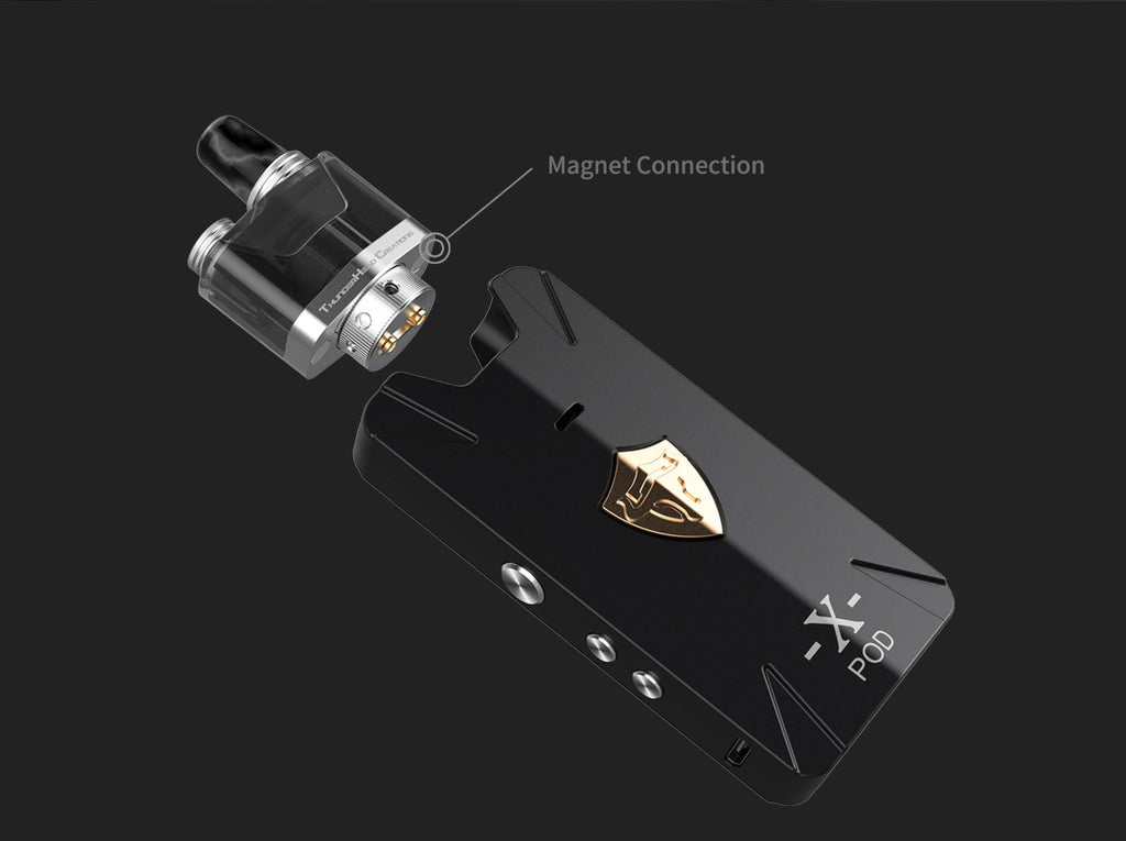 Thunderhead Creations Tauren X Vape Pod System Starter Kit RBA Version Magnet Connection - 1000mAh 2ml