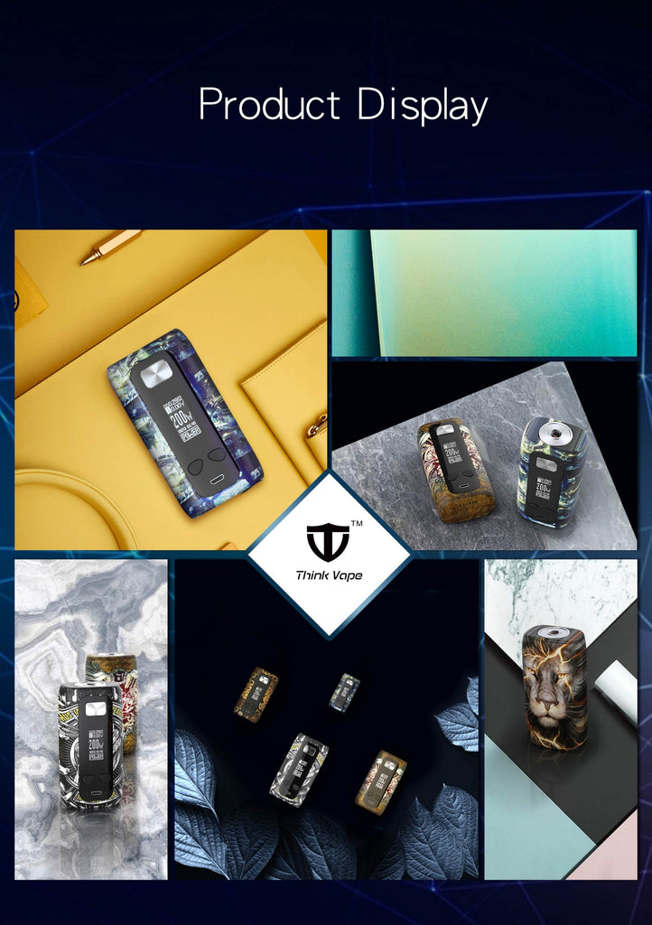 Think Vape Thor TC Box Mod Display