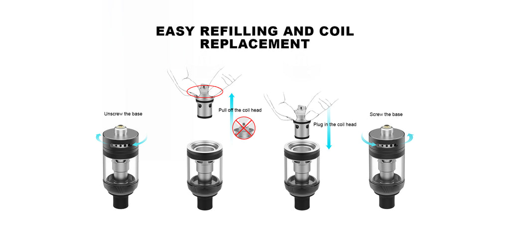 Vapefly Galaxies MTL Vape Pen Kit EAsy Refilling And Coil Replacement