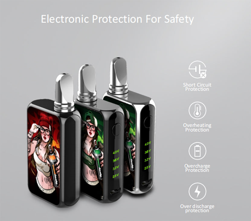 Vapmod Dragoo VV Box Mod 650mAh Resin Edition Electroopuii Protection For Safety