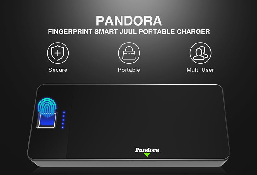 Wellon Pandora PCC Charging Case 1000mAh for JULL Kit Fingerprint Unlock Pandora