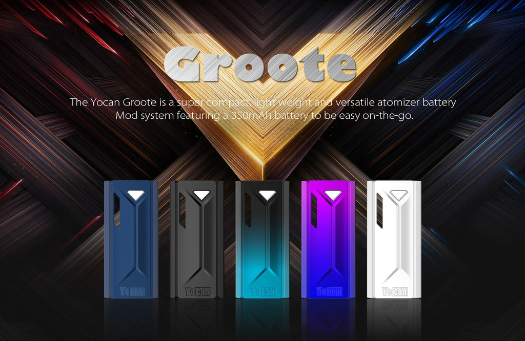 Yocan Groote VV Box Mod 350mAh 5 Colors Available