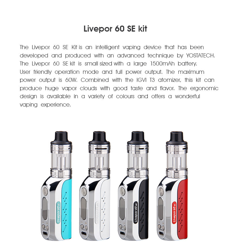 Yosta Livepor SE VW Mod Kit 1500mAh 60W