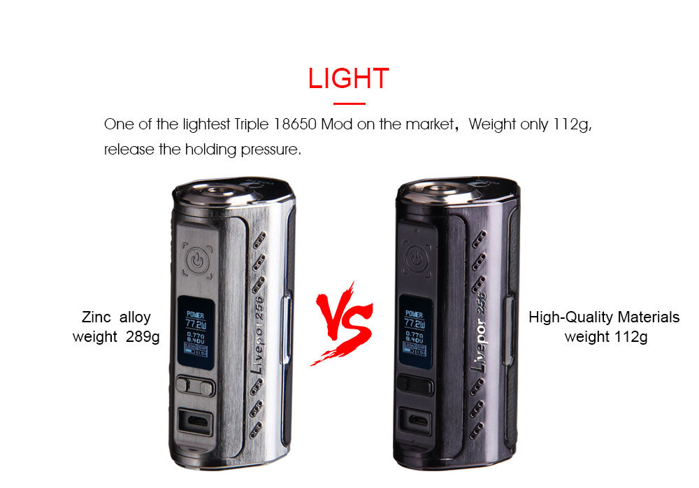 Yosta Livepor TC Box Mod 256W Lightweight