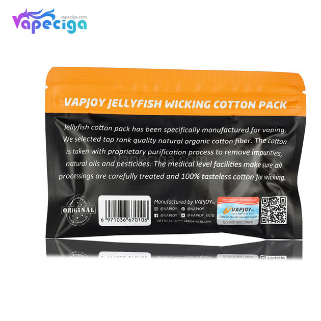 vapjoy Jellyfish WICKING Coton pack 0,35 OZ 10G smok kanger joyetech