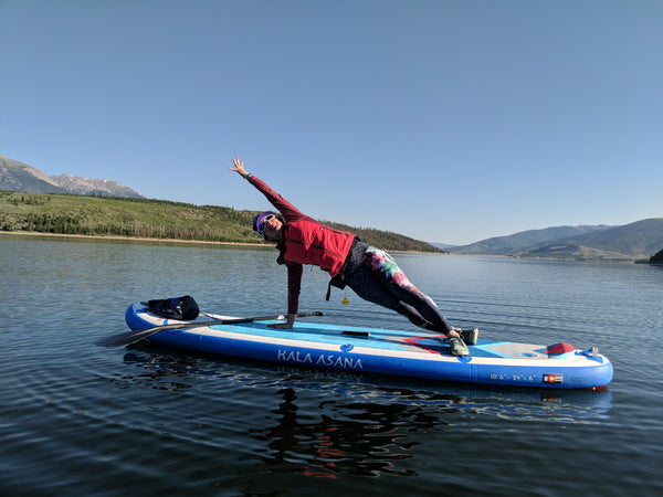 sup yoga side plank