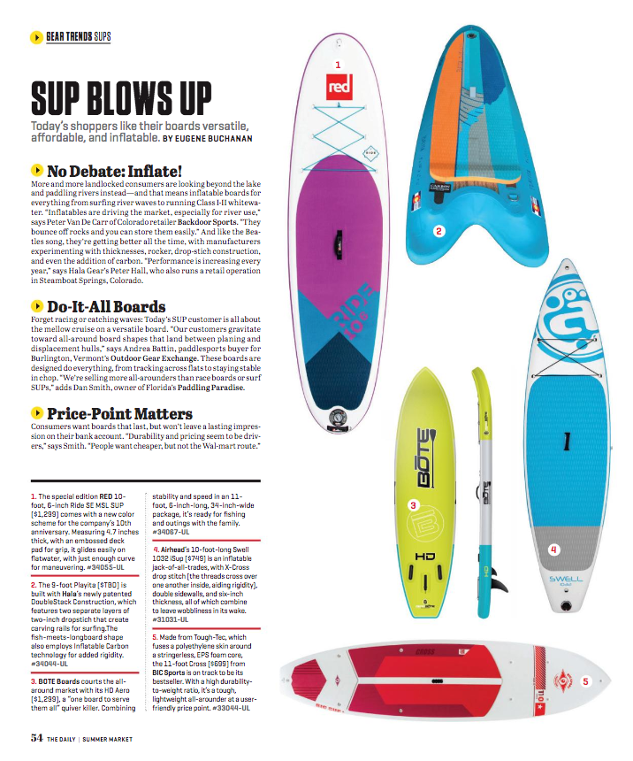 Hala Gear Outdoor Retailer SUP