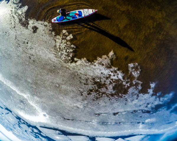 Winter SUP Paddle ST Croix Nass Hala 