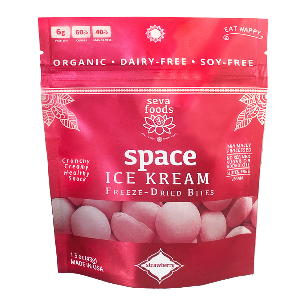 Organic Strawberry Space Ice Kream
