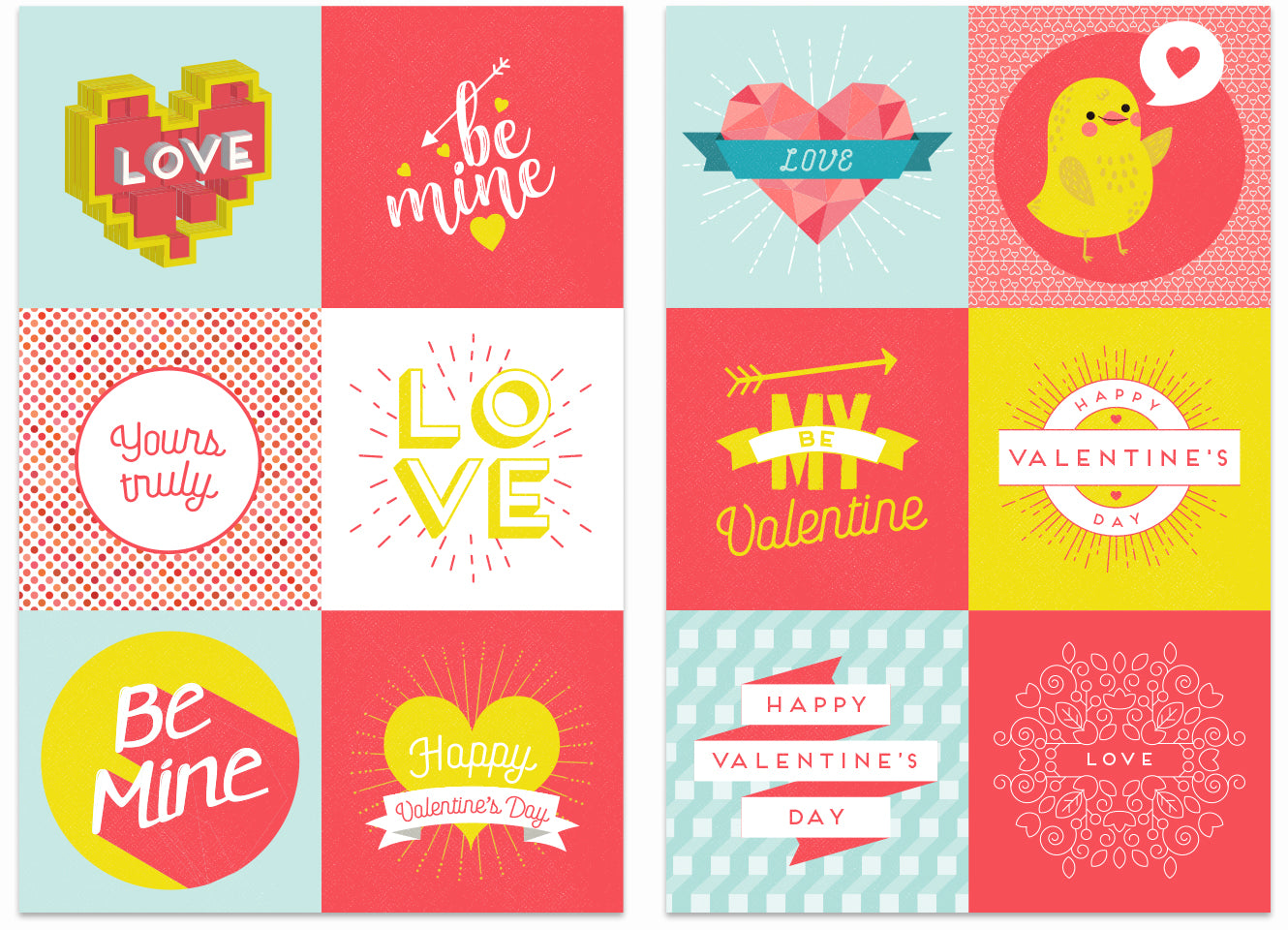 Zoe Organics Valentine's Day Cards