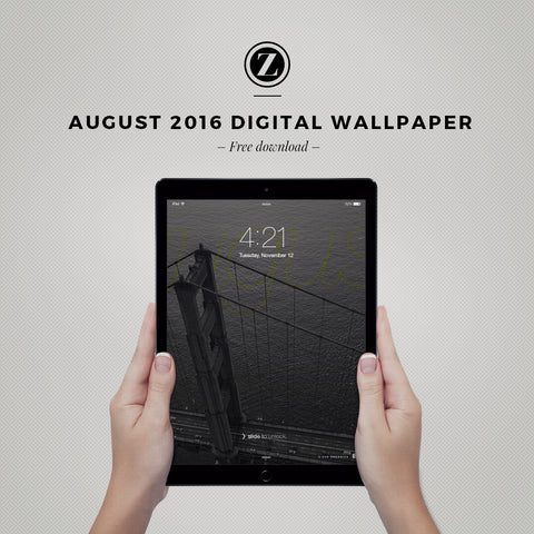 Zoe Organics Digital Wallpaper  |  Free Download  |  August 2016