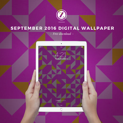 Zoe Organics Digital Wallpaper  |  Free Download  |  September 2016