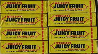 Juicy fruit gum