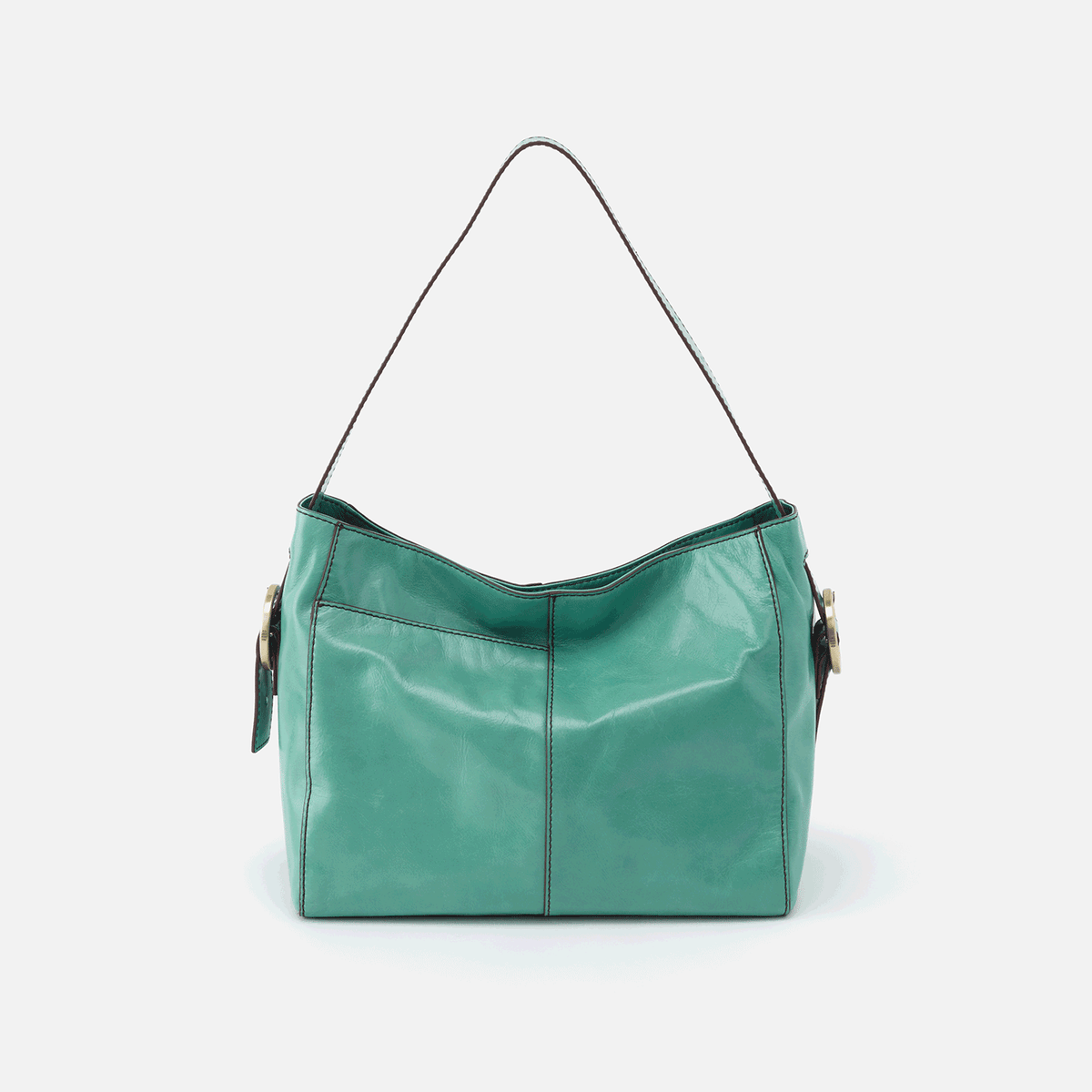 green over the shoulder bag