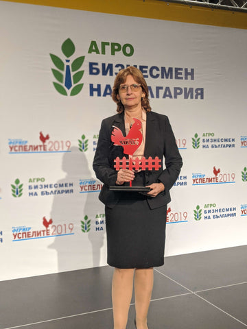 Veselina Ralcheva organic farmer of the year 2019 in Bulgaria