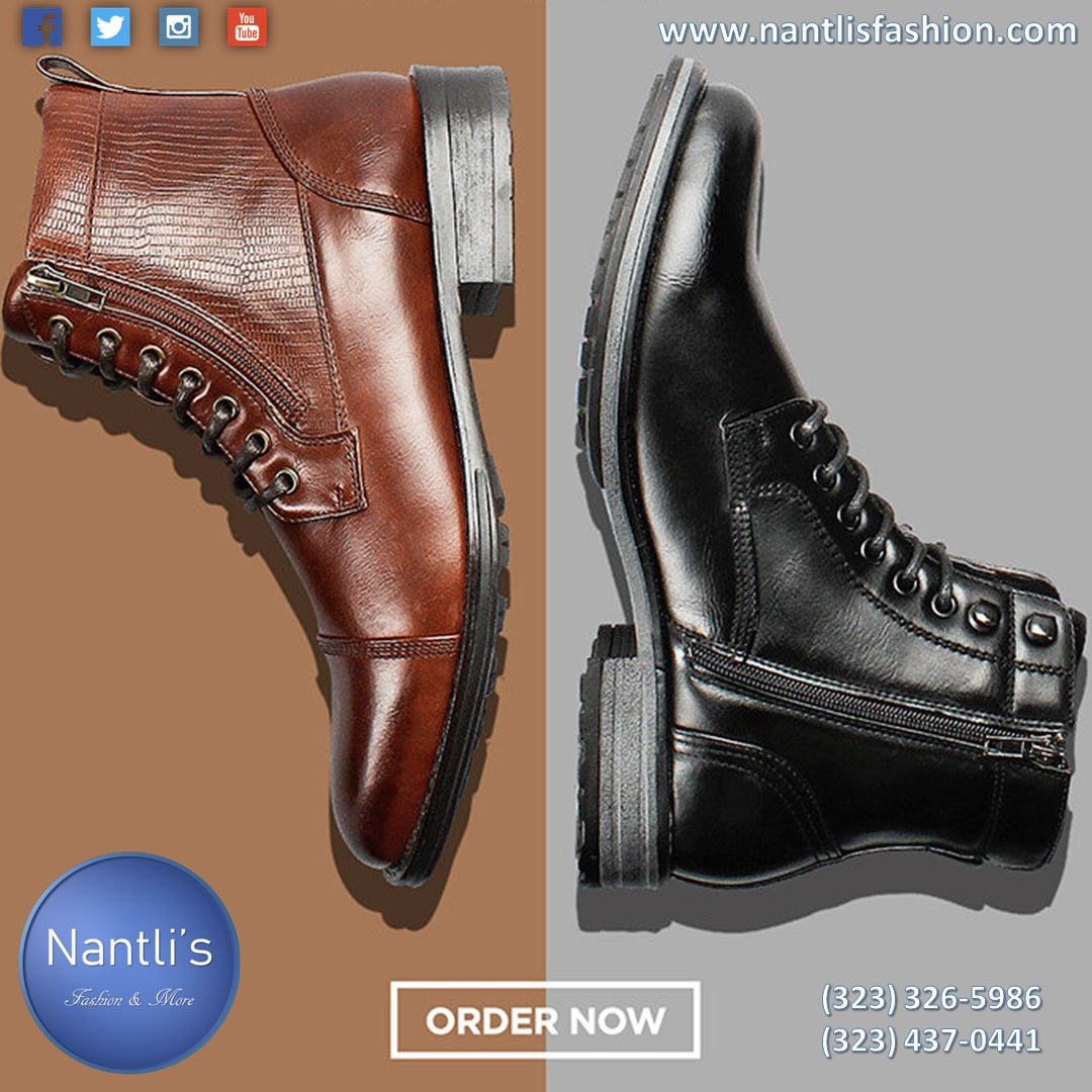 Alojamiento Tesoro productos quimicos Botas modernas casuales para hombre – Nantli's - Online Store | Footwear,  Clothing and Accessories