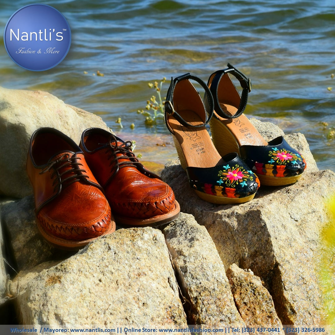 negar Cargado Masaje Huaraches de Piel y Zapatos Artesanales – Nantli's - Online Store |  Footwear, Clothing and Accessories