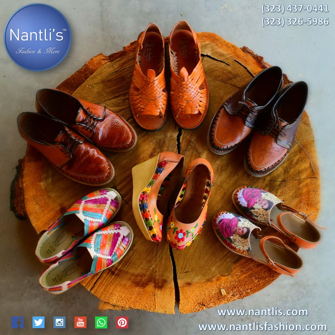 cache Escritura hecho Zapatos y Huaraches de Piel – Nantli's - Online Store | Footwear, Clothing  and Accessories