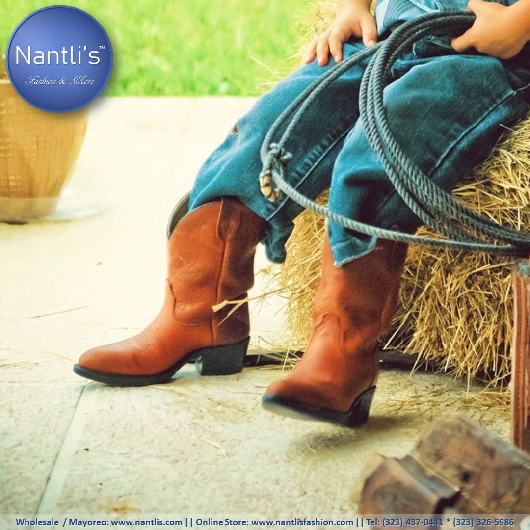 Botas para Niños / Western Boots for Kids – "manta ray leather rodeo western boots for kids" – Nantli's - Online Store | Footwear, Clothing and Accessories