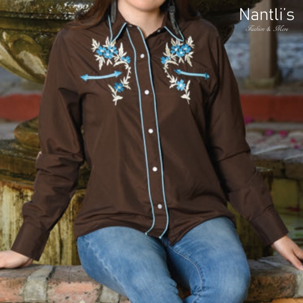 Blusa Vaquera para Mujer - Western Shirt for Women – Nantli's - Online Store | Footwear, Clothing and Accessories