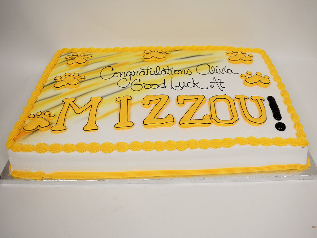 Mizzou Graduation Cake
