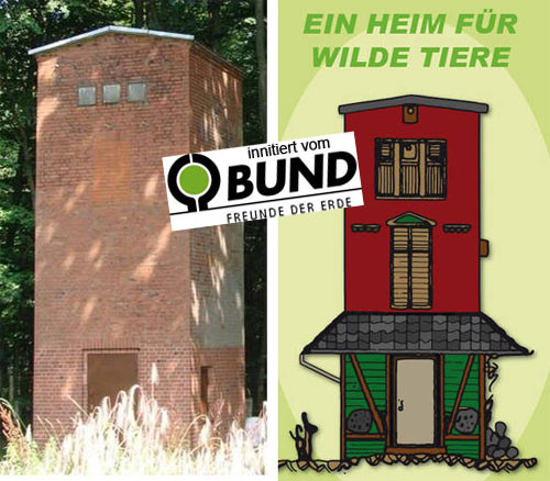 BUND Insektenhotel-Traffoturm