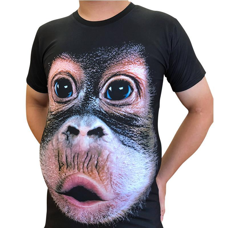 funny monkey face t shirt