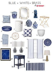 Blue and white furniture trends