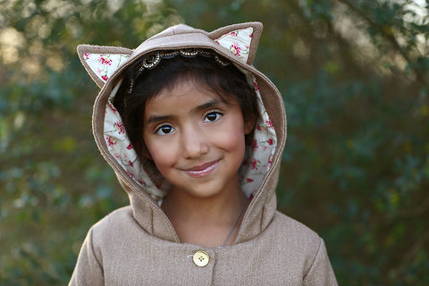 Molly Hood with cat ears pattern