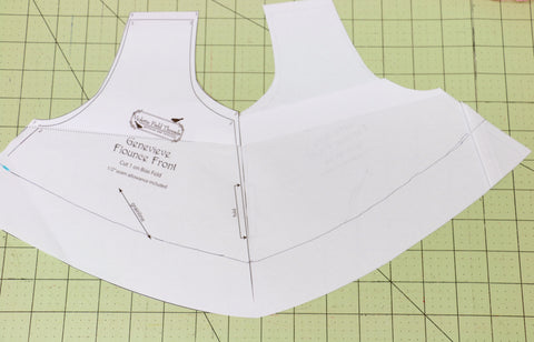 Measure flounce pattern