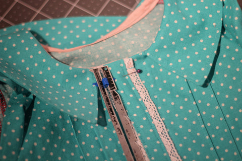 measuring for buttonholes