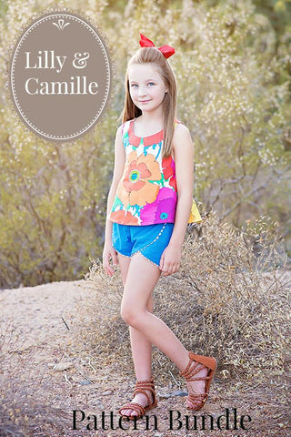 Lily and Camille pdf pattern bundle VFT