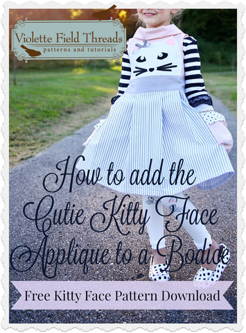 Cutie Kitty face pdf pattern