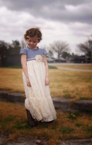 Emily ruffled maxi