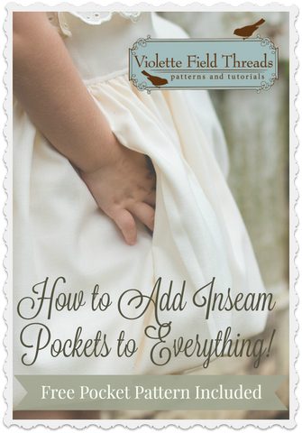 Inseam pocket pattern