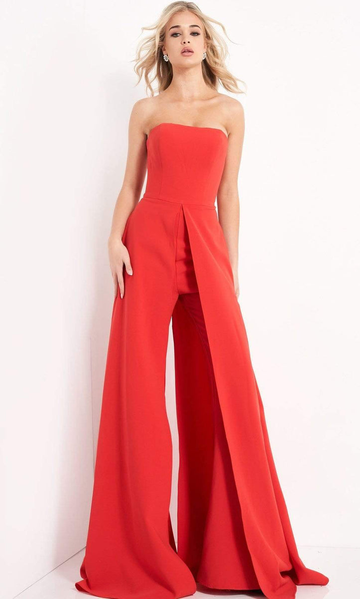 strapless jumpsuit formal