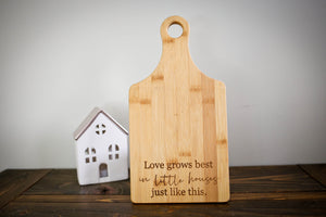 MTO / Bamboo Cutting Board - Little Houses