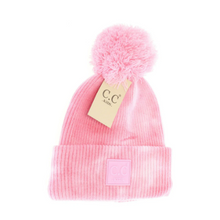 Load image into Gallery viewer, RTS / KIDS Tie Dye Pom Beanies